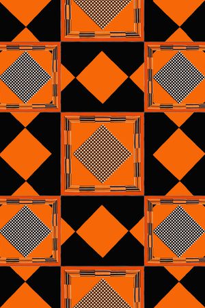 格子印花华亿平台图片