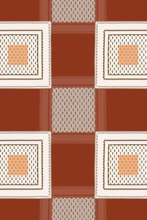 格子印花华亿平台图片