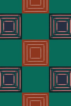 格子印花华亿平台图片