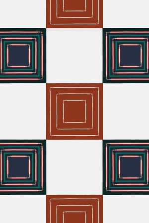 格子印花华亿平台图片