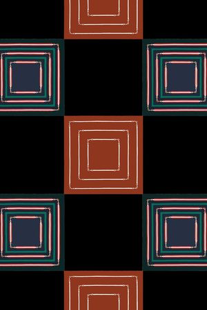 格子印花华亿平台图片