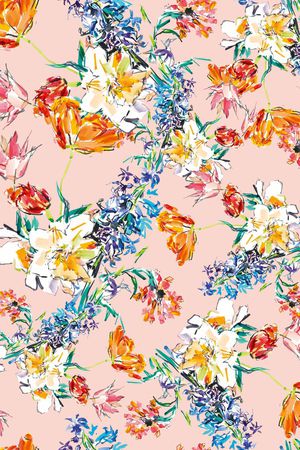 年轻女性印花华亿平台图片