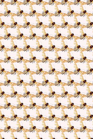 蜜蜂印花华亿平台图片