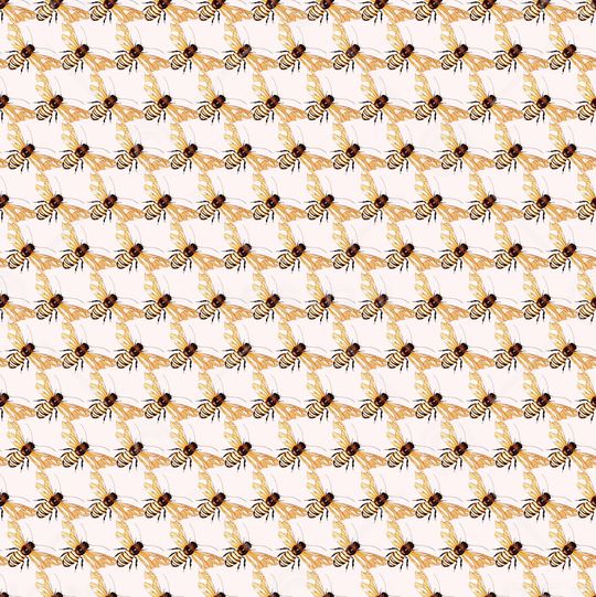 蜜蜂印花华亿平台图片