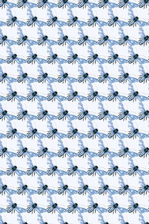 蜜蜂印花华亿平台图片