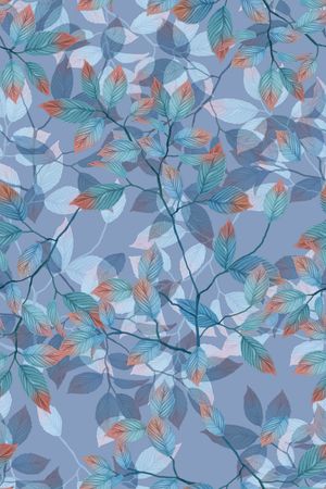 绿植树叶印花华亿平台图片