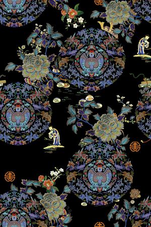 民族风印花华亿平台图片