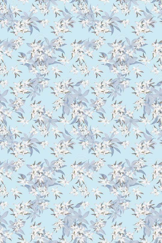 清爽底花卉印花华亿平台图片