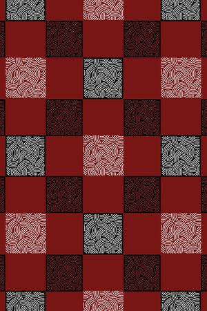 格子印花华亿平台图片