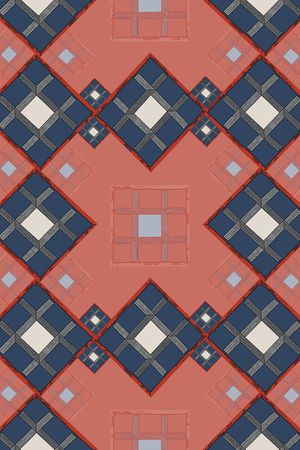 格子印花华亿平台图片