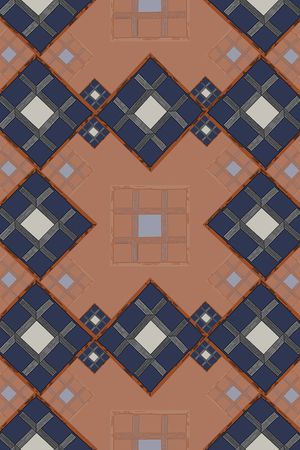 格子印花华亿平台图片