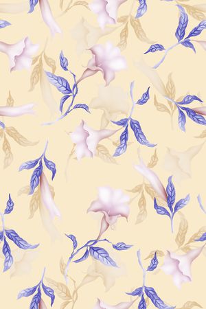 真丝印花华亿平台图片