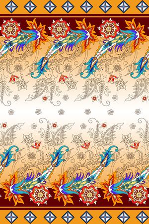 佩斯利印花华亿平台图片