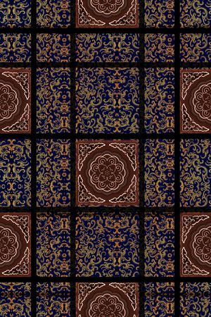 几何印花华亿平台图片