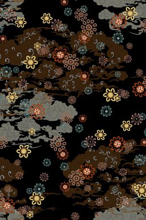 连衣裙印花华亿平台图片