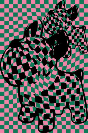 几何印花华亿平台图片