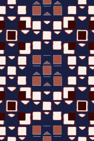 格子印花华亿平台图片