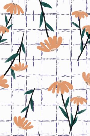 格子印花华亿平台图片