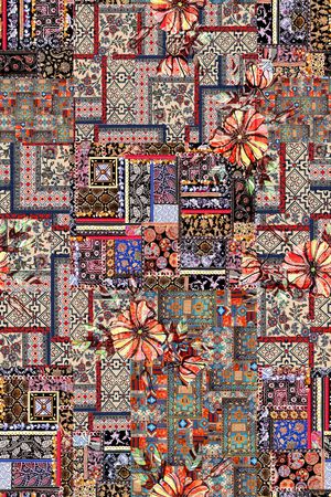 民族风印花华亿平台图片