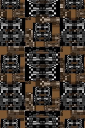 格子印花华亿平台图片