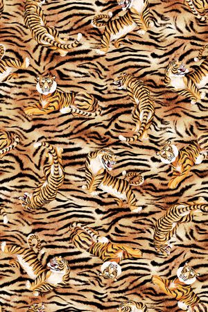 老虎印花华亿平台图片