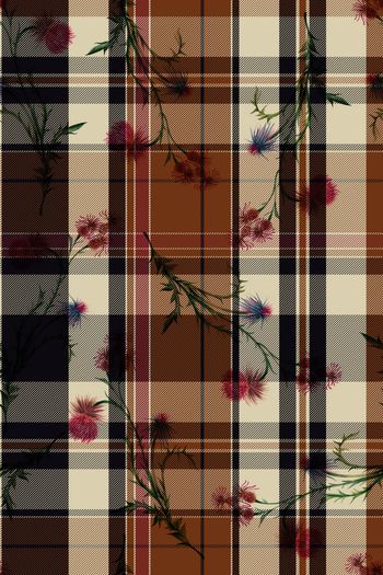 格子印花华亿平台图片