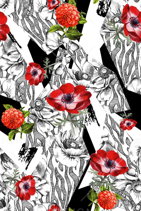 几何印花华亿平台图片