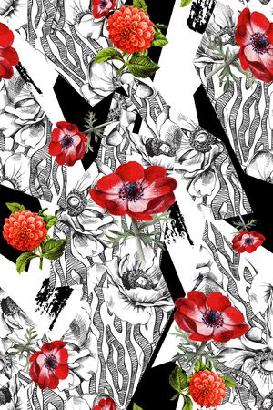 几何印花华亿平台图片