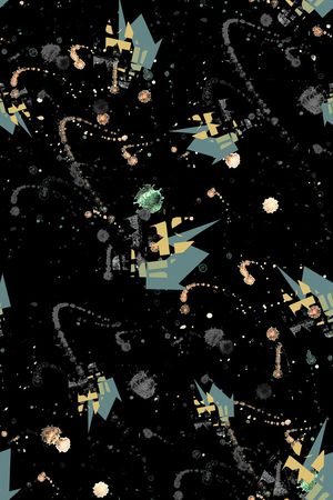 几何印花华亿平台图片