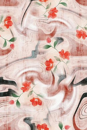 绿植树叶印花华亿平台图片