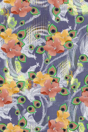 绿植树叶印花华亿平台图片