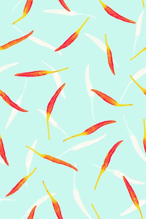 辣椒印花华亿平台图片