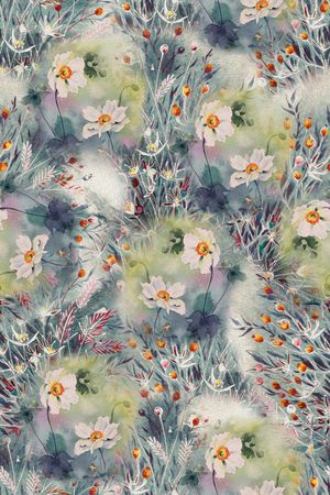 绿植树叶印花华亿平台图片