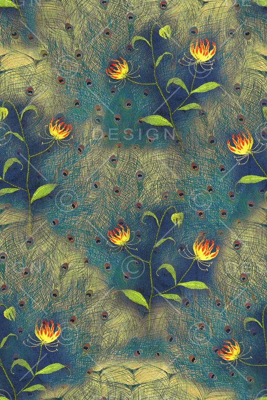 复古印花华亿平台图片