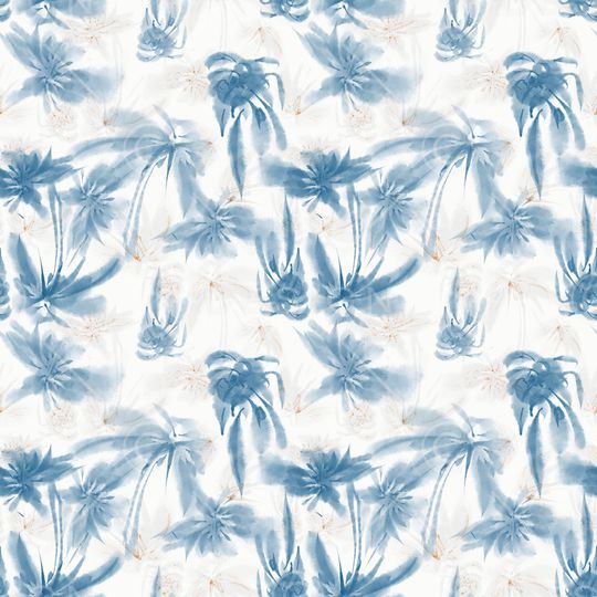 抽象花卉印花华亿平台图片