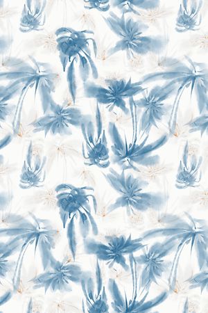 抽象花卉印花华亿平台图片