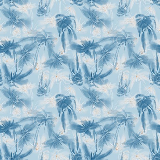 抽象花卉印花华亿平台图片