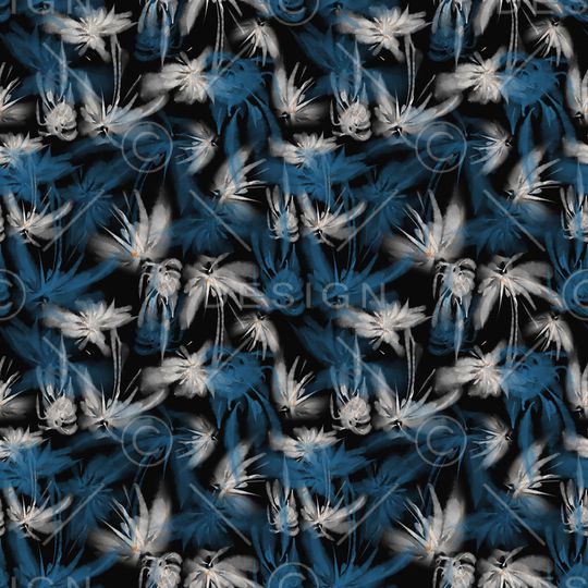 抽象花卉印花华亿平台图片