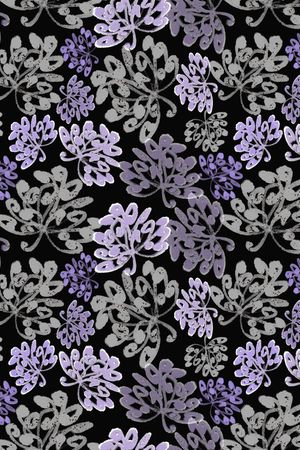 抽象花卉印花华亿平台图片