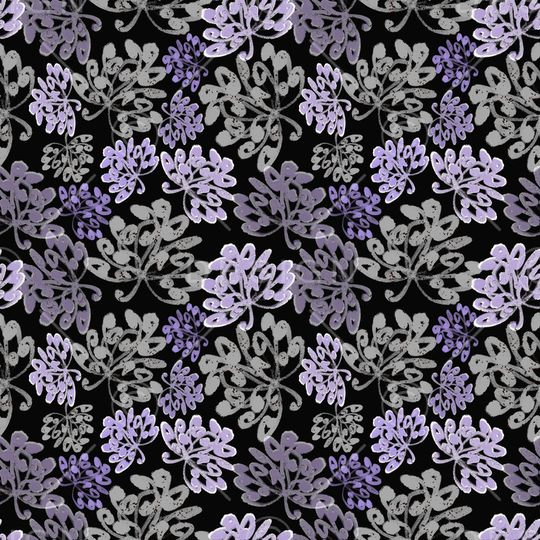 抽象花卉印花华亿平台图片