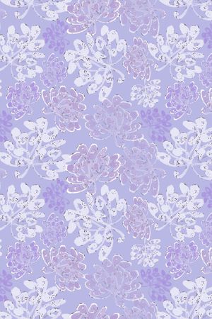 抽象花卉印花华亿平台图片