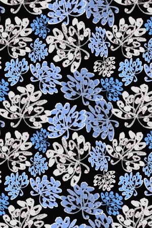 抽象花卉印花华亿平台图片