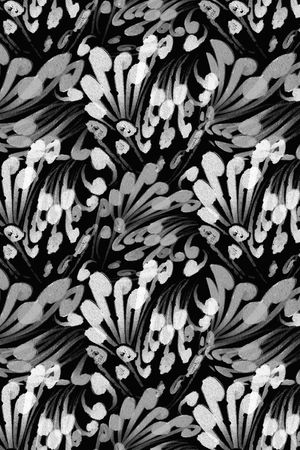 抽象花卉印花华亿平台图片