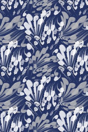 抽象花卉印花华亿平台图片