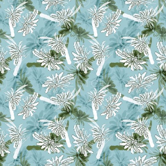 抽象花卉印花华亿平台图片