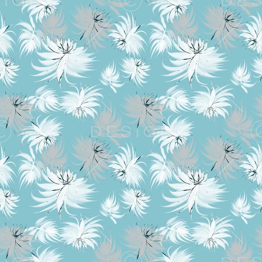 抽象花卉印花华亿平台图片