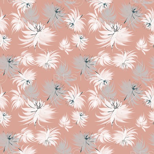 抽象花卉印花华亿平台图片