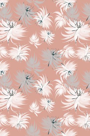 抽象花卉印花华亿平台图片