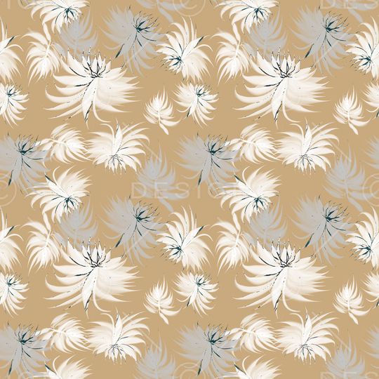 抽象花卉印花华亿平台图片