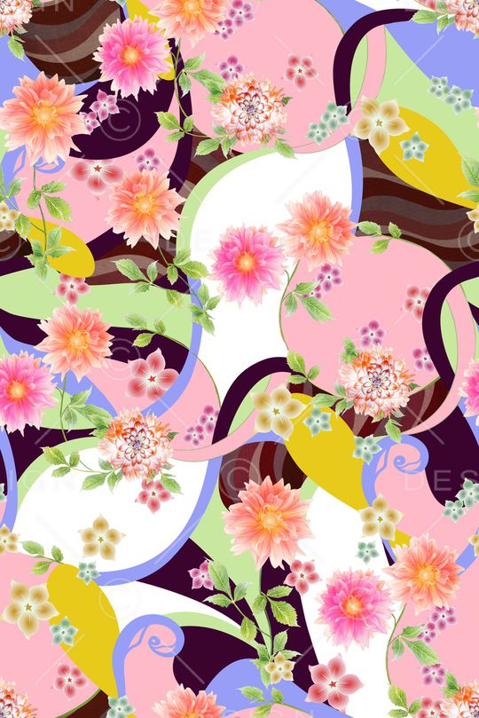 中国风印花华亿平台图片